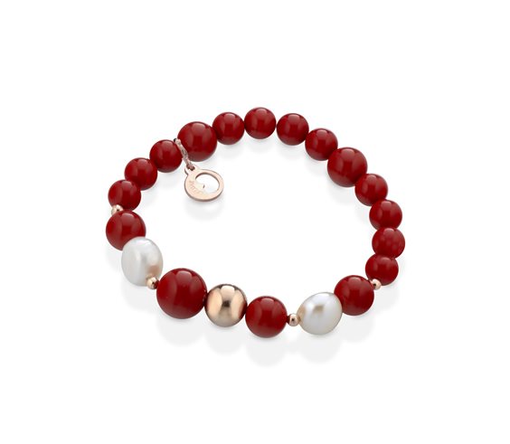 Bracelet Lelune Woman LELUNE GLAMOUR in Silver Perla LGBR421 - LGBR421